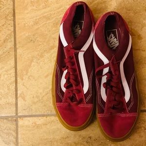Vans Burgundy Old Skool Shoes